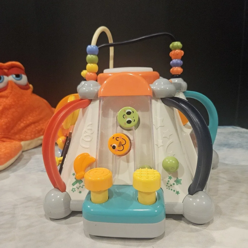 HuiLe Toys Activity Pyramid 5 Sided Developmental‎ Toy WORKS